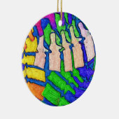 Ornement coloré d'art d'épine (Droite)