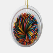 Ornement coloré de cure-dents (Droite)