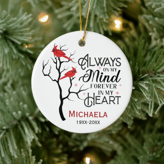 Ornement commémoratif cardinal (Arbre)