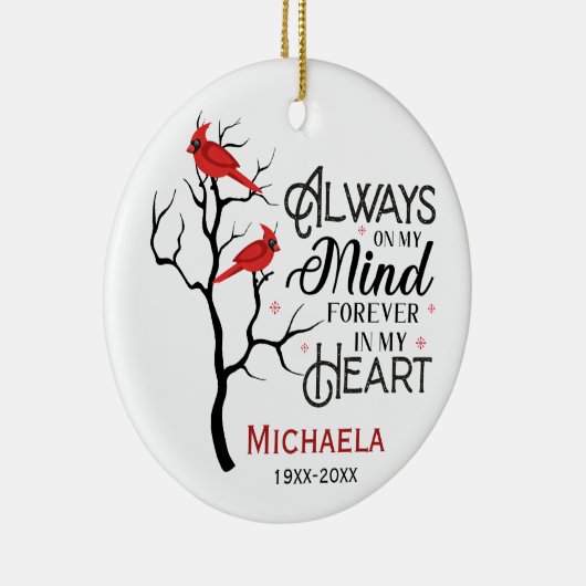 Ornement commémoratif cardinal (Droite)