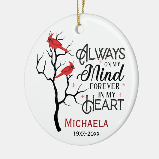 Ornement commémoratif cardinal (Gauche)