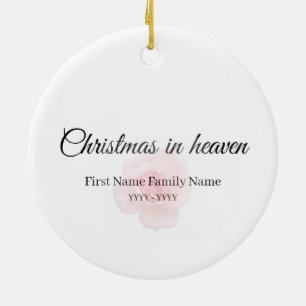 Ornement commémoratif de Noël au ciel
