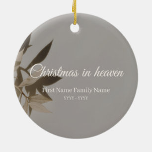 Ornement commémoratif de Noël au ciel
