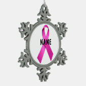 Ornement commémoratif du cancer du sein (Gauche)