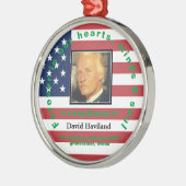 Ornement commémoratif du drapeau américain HAMbWG (Gauche)