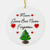 Ornement commémoratif en céramique d'arbre de Noël (Devant)