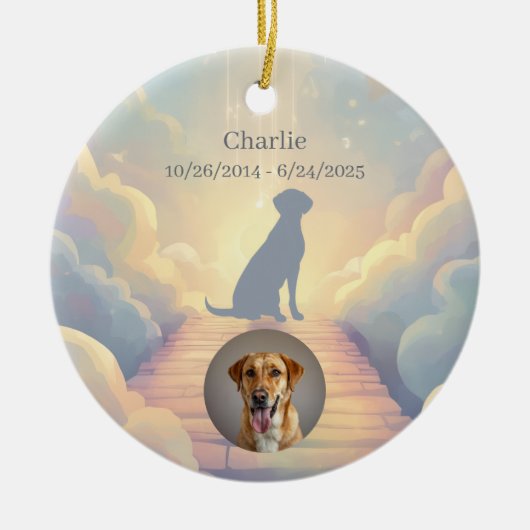 Ornement commémoratif Labrador Retriever – Ajouter (Devant)