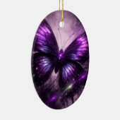Ornement commémoratif papillon violet (Droite)