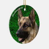 Ornement commémoratif personnalisé avec photo (Droite)