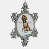 Ornement commémoratif personnalisé pour animal de (Gauche)