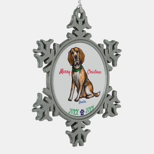 Ornement commémoratif personnalisé pour animal de (Gauche)