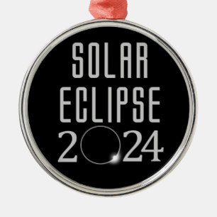 Ornement commémoratif Solaire Eclipse 2024