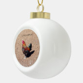 Ornement Coq en or (Droite)
