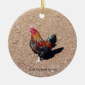 Ornement Coq en or (Devant)