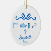 Ornement Coquette de course, cadeau semi-marathon (Droite)