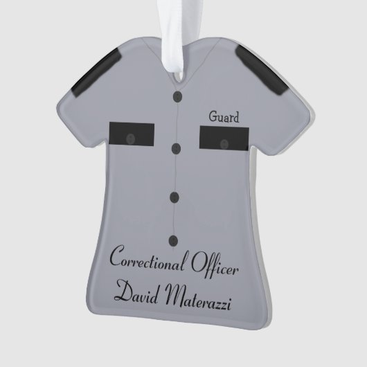 Ornement correctionnel de Noël de dirigeant (devant)