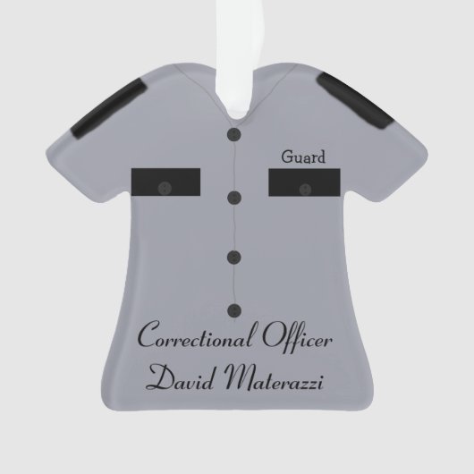 Ornement correctionnel de Noël de dirigeant (devant)