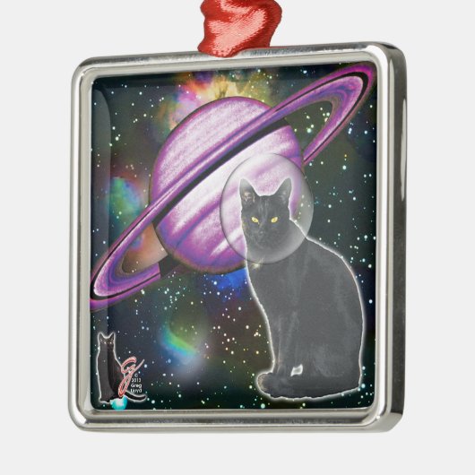 Ornement Cosmo Space-Cat (Gauche)