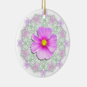 Ornement - Cosmos bicolore sur dentelle (Droite)