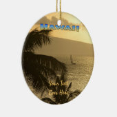 Ornement : Coucher de soleil de Lahaina #1 (Cercle (Droite)