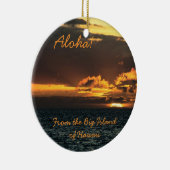 Ornement : Coucher de soleil d'Hawaï (cercle) (Droite)