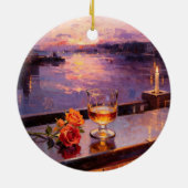 Ornement Coucher de soleil Whiskey & Roses (Dos)