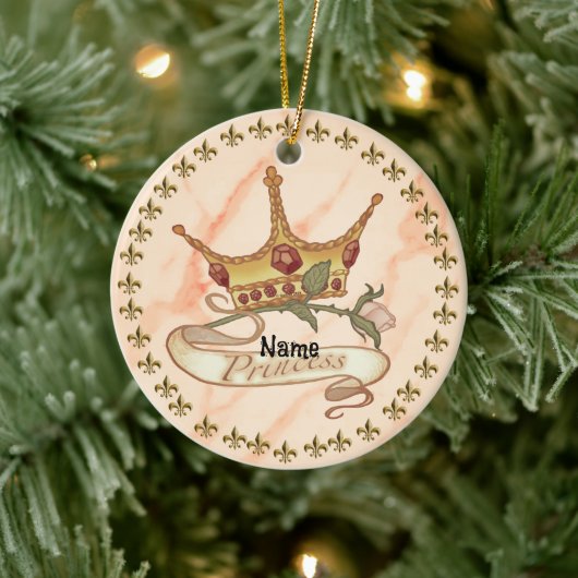 Ornement Couronne de Princesse (Arbre)