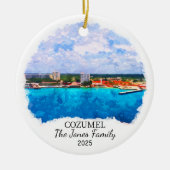 Ornement Cozumel personnalisé, Mexique (Devant)