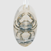 Ornement Crabe Gardien Tissé de Rêves (devant)
