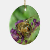 Ornement d'abeilles et de fleurs pourpres (Droite)