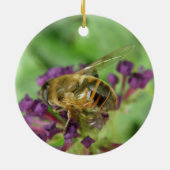 Ornement d'abeilles et de fleurs pourpres (Dos)