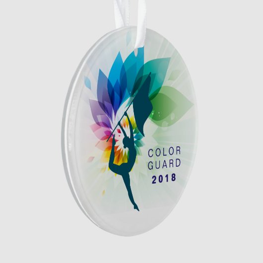 Ornement d'acrylique de garde du drapeau (devant)