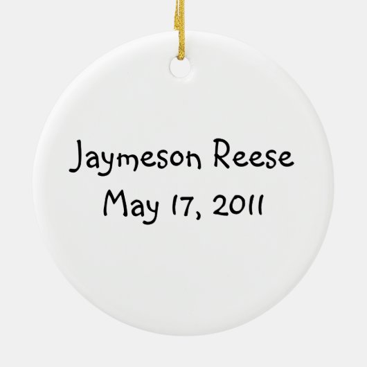 ornement d'adoption (Dos)