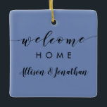 Ornement d'agent immobilier, étiquette de cadeau<br><div class="desc">Attachez cet ornement de souvenir à votre client vous remercient cadeau,  d'une étiquette spéciale supplémentaire de cadeau de leur faire bon accueil à leur nouvelle maison.</div>