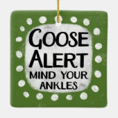 Ornement d'alerte d'oie (Dos)