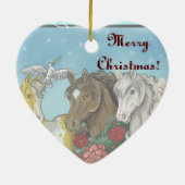 Ornement d'amant de Horses~horse de vacances (Dos)