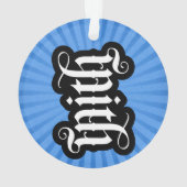 Ornement d'ambigramme FlipScript (cercle) (dos)