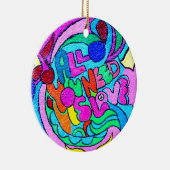 ornement d'amour de paix de hippie-style (Droite)