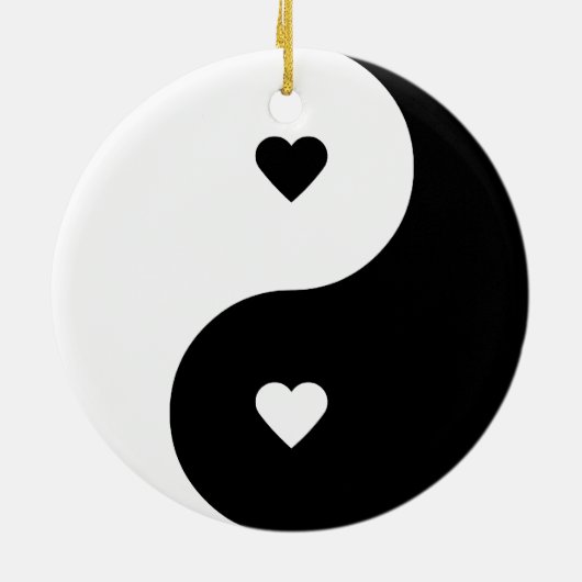 Ornement d'amour de Yin Yang (Dos)