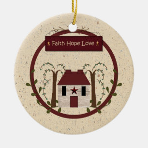 Ornement d'amour d'espoir de foi