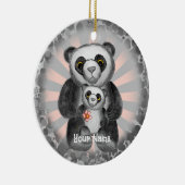 Ornement d'amour d'ours panda (Droite)
