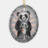 Ornement d'amour d'ours panda (Droite)