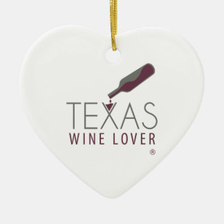 Ornement d'amoureux du vin du Texas