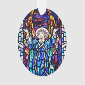 Ornement d'ange coloré (devant)