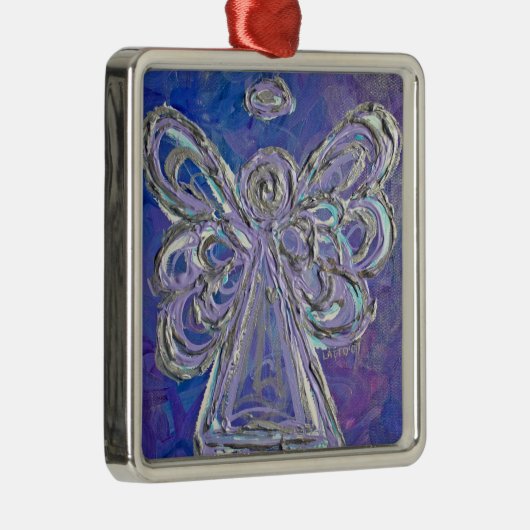 Ornement d'ange d'argent pourpre (Droite)