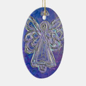 Ornement d'ange d'argent pourpre (Droite)