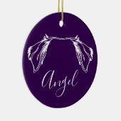 Ornement d'ange (empreintes de pattes) (Droite)