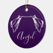 Ornement d'ange (empreintes de pattes) (Gauche)