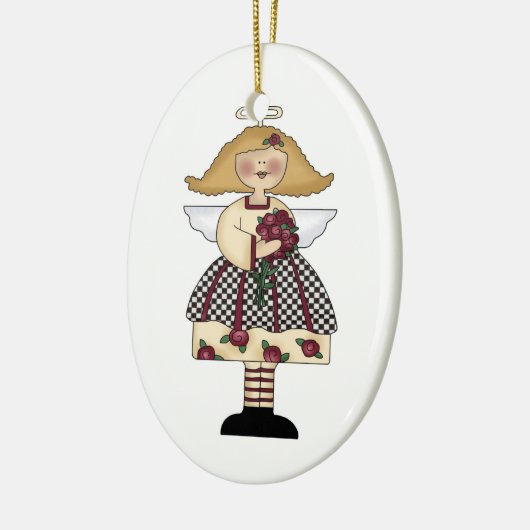 ornement d'ange rose (Gauche)