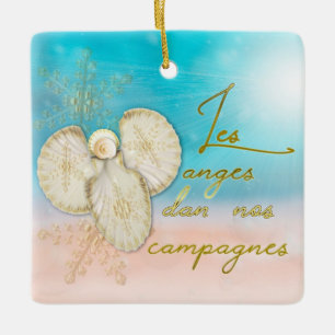 Ornement d'Angel Coquille de plage
